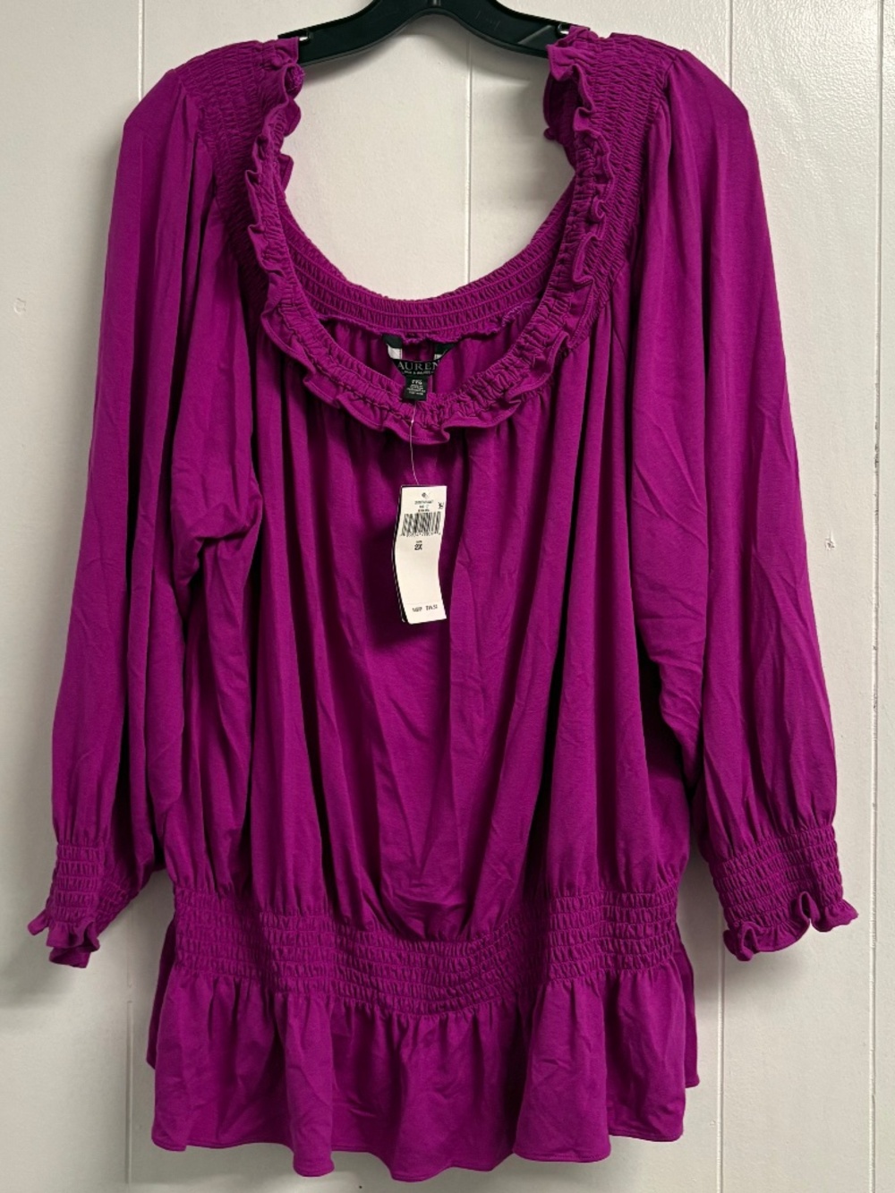 Lauren Ralph Lauren Off The Shoulder Top NWT